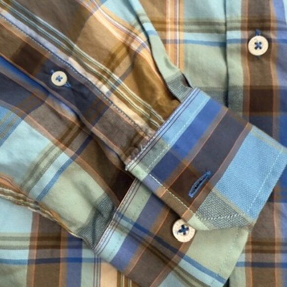 Alan Flusser Plaid Long Sleeve Shirt - Size XXL - Picture 7 of 10